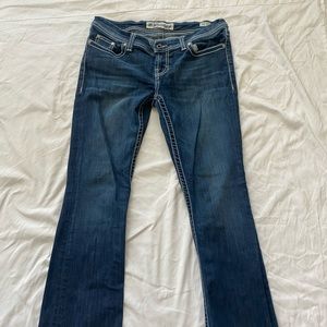 BKE Payton - bootcut - 28XL - dark wash